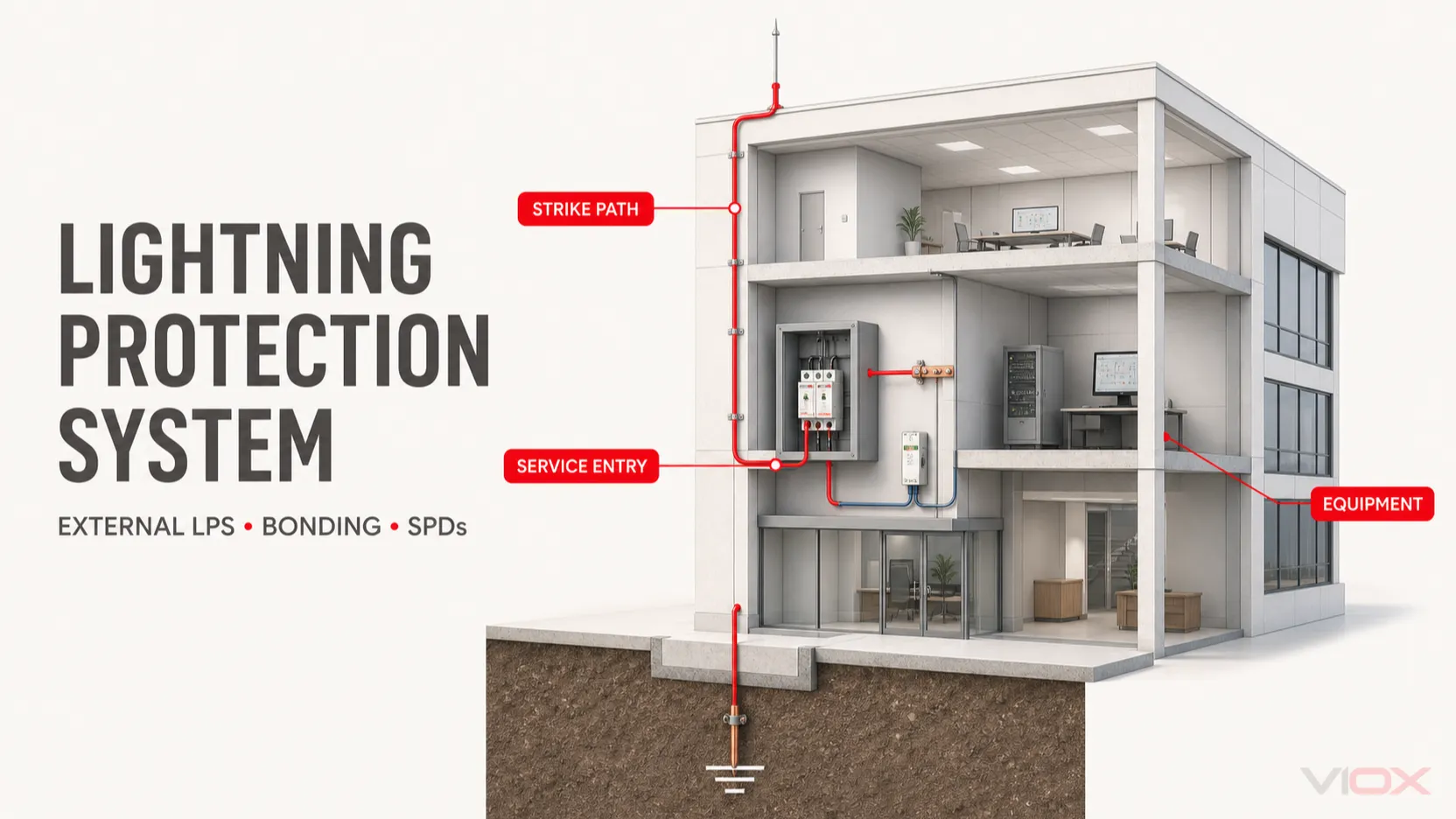 Lightning Protection System: Components, LPS & SPDs