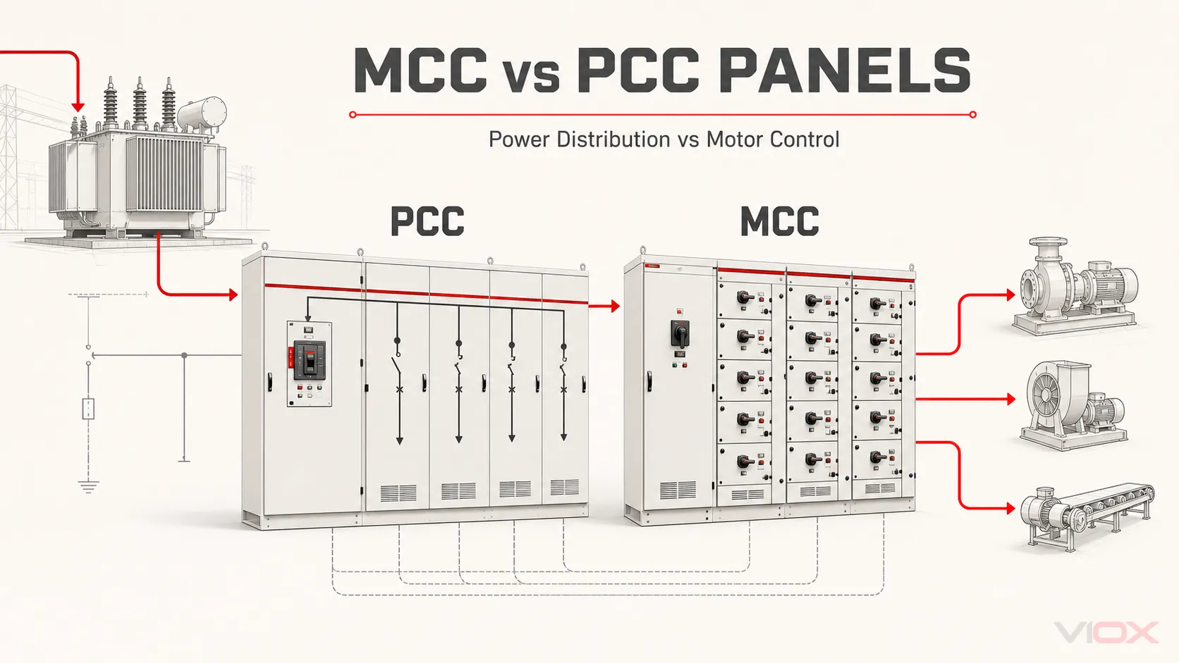 MCC vs PCC Panels: Differences, Components, and Selection