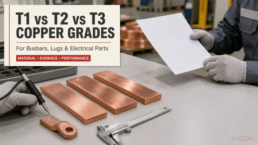 T1 vs T2 vs T3 Copper Grades for Electrical Parts