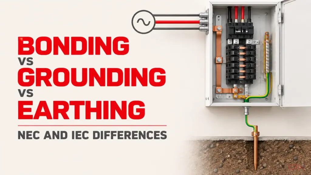Bonding vs Grounding vs Earthing: NEC vs IEC
