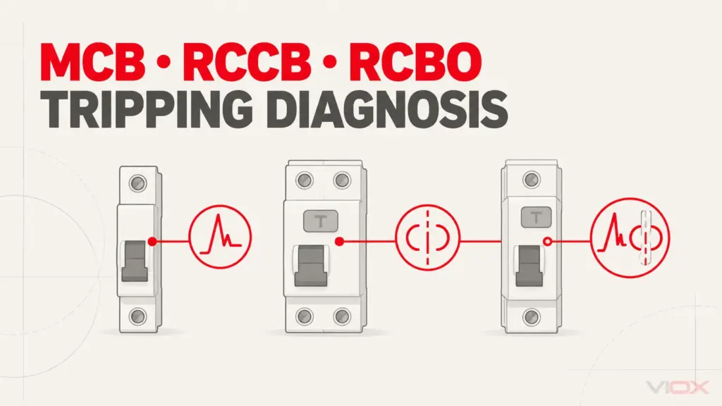 MCB、RCCB、RCBOのトリップ:診断ガイド