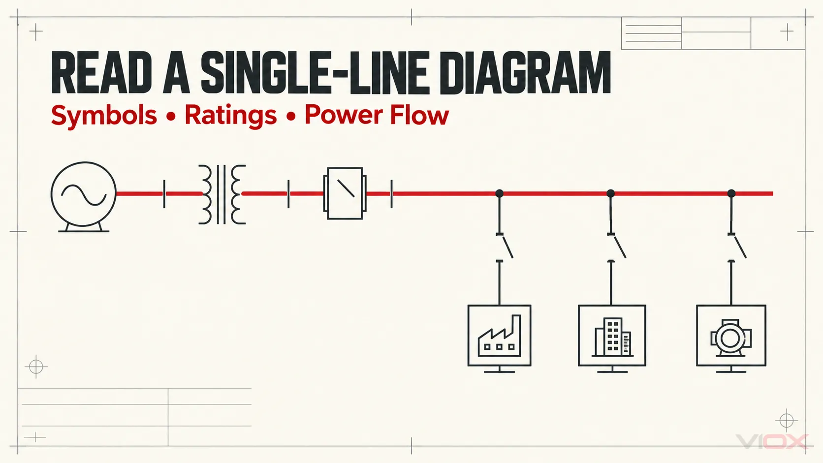 How to Read a Single-Line Diagram (SLD): Symbols & Ratings