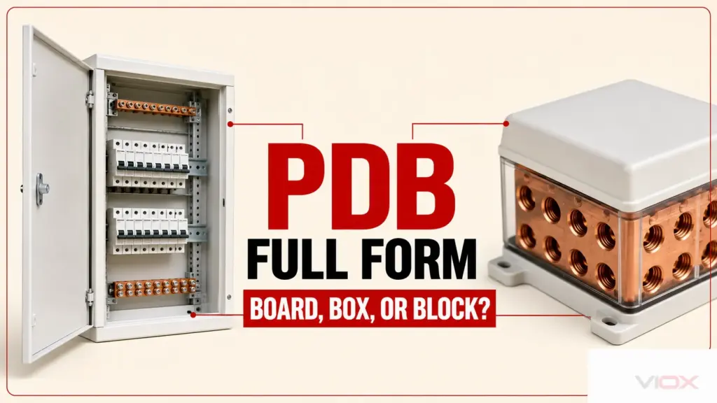 รูปแบบเต็มของ PDB ในทางไฟฟ้า: หมายถึง Board, Box หรือ Block?