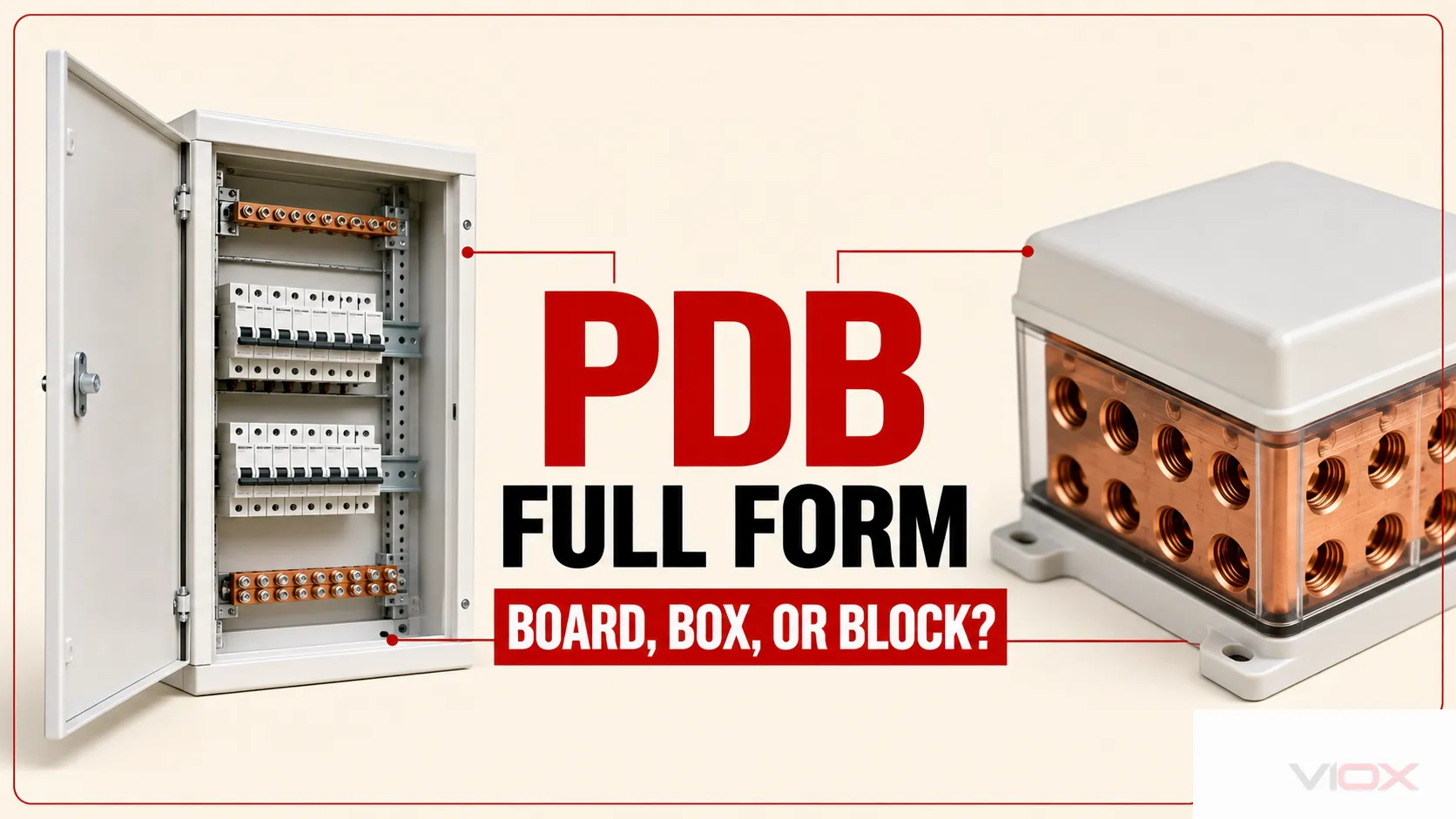 PDB Full Form in Electrical: Board, Box, or Block?