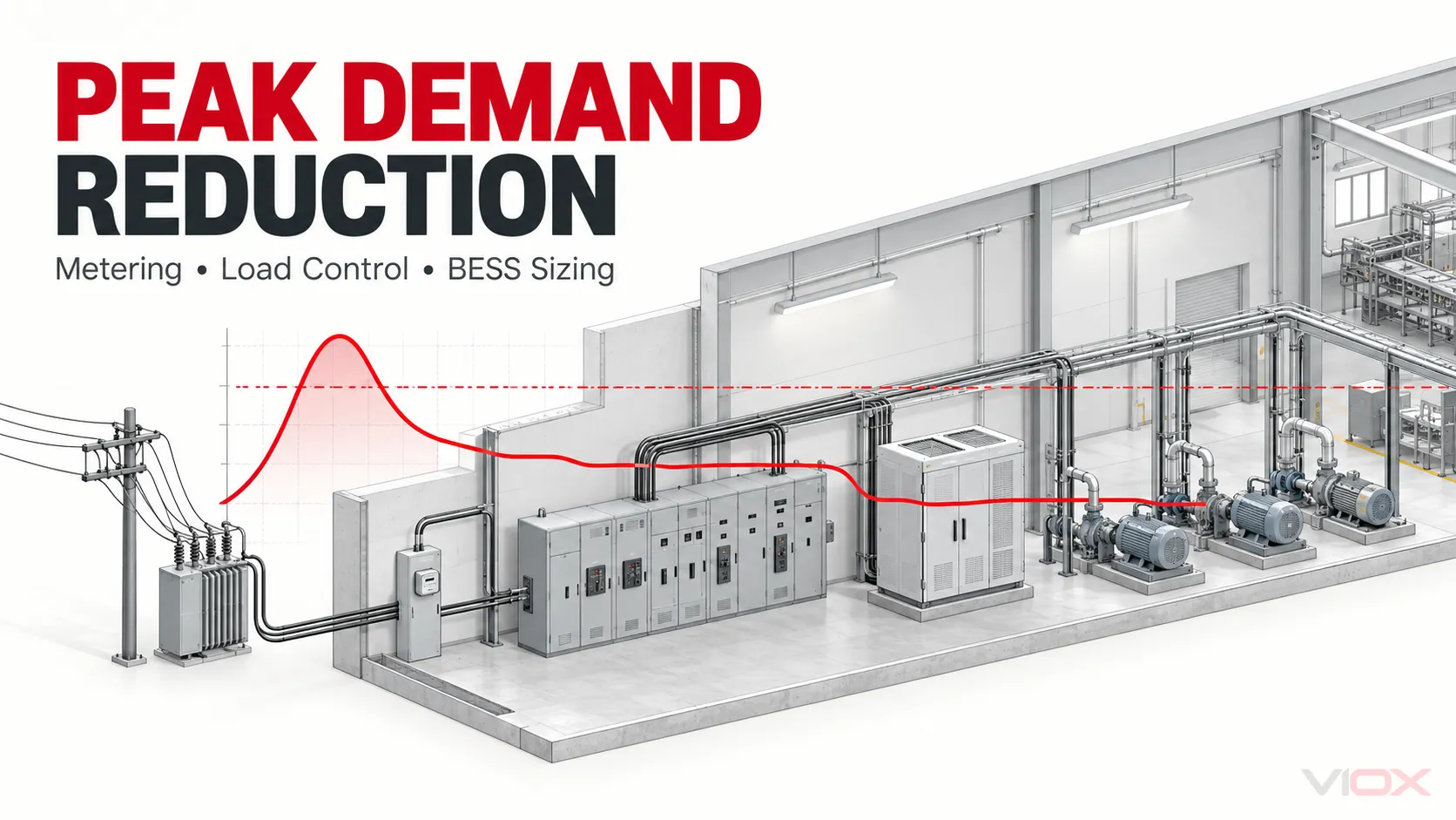 Peak Demand Reduction: Load Control & BESS Sizing
