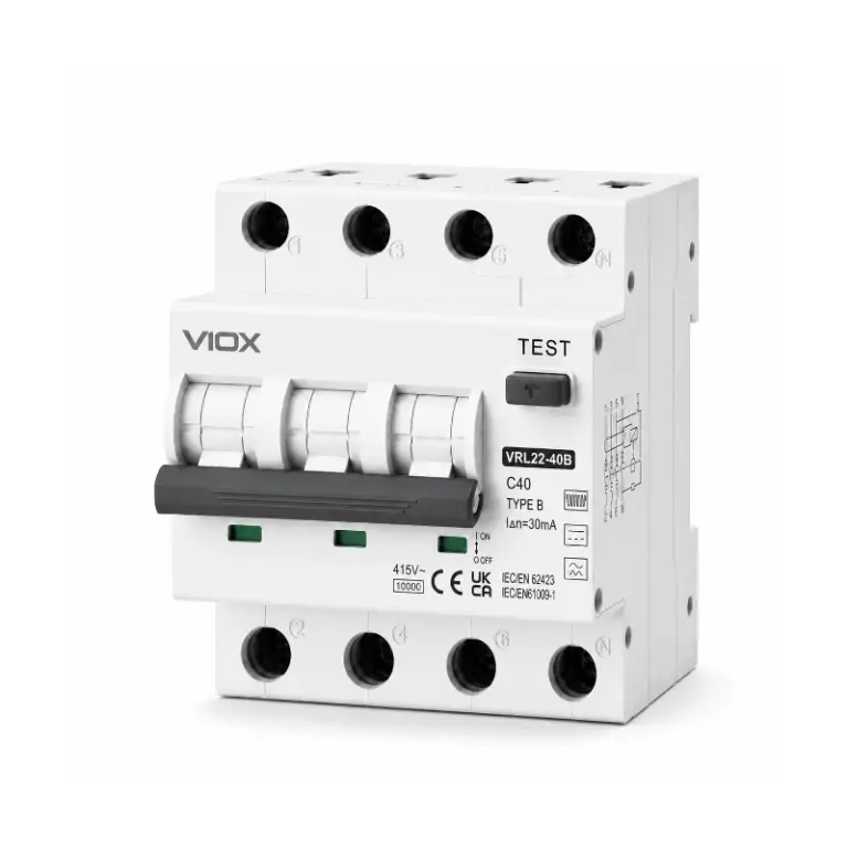 VIOX VRL22B အမျိုးအစား B RCBO