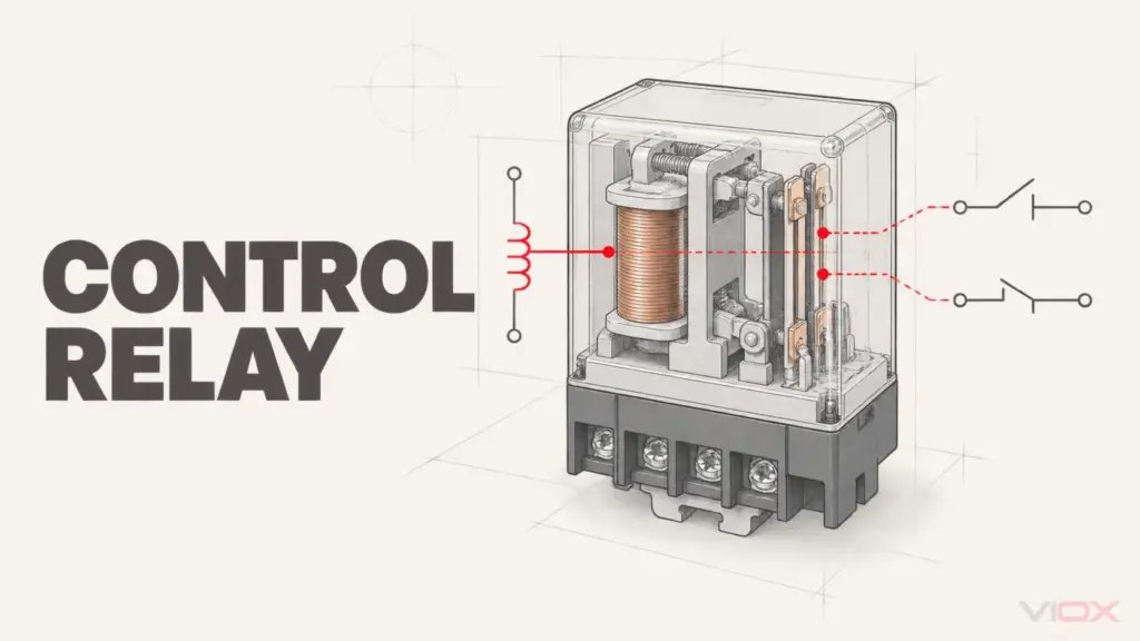 What Is a Control Relay? Function, Contacts & Panel Role