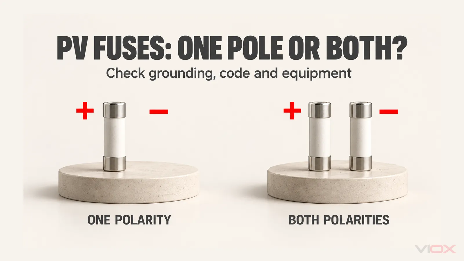 PV Combiner Box Fuses: Positive Only or Both Poles