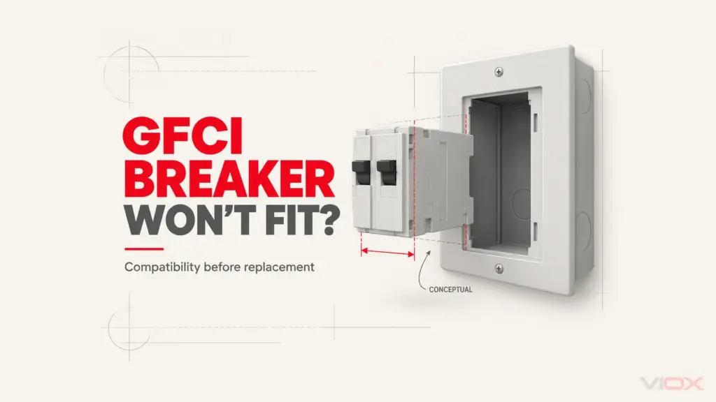 GFCI Breaker Won't Fit? Compatibility & Clearance Checks