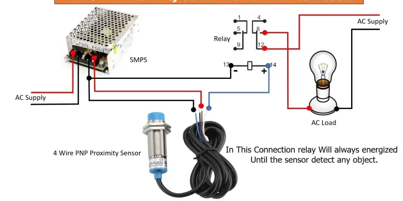 4 wire proximity sensor wiring diagram