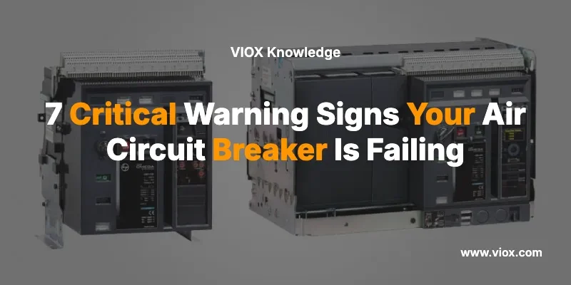 7 Critical Warning Signs Your Air Circuit Breaker Is Failing