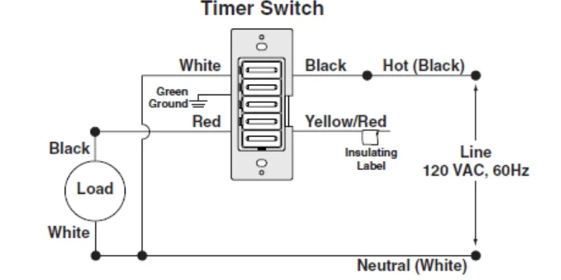 Common Timer Switch Wiring Methods