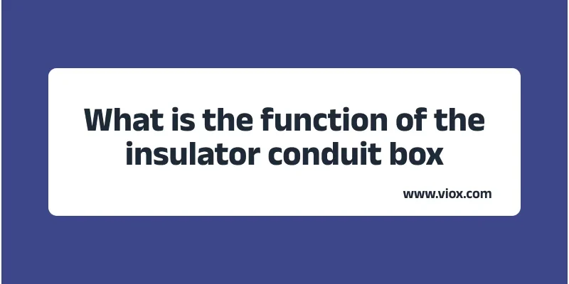 Wat is de functie van de isolatiedoorvoerdoos?