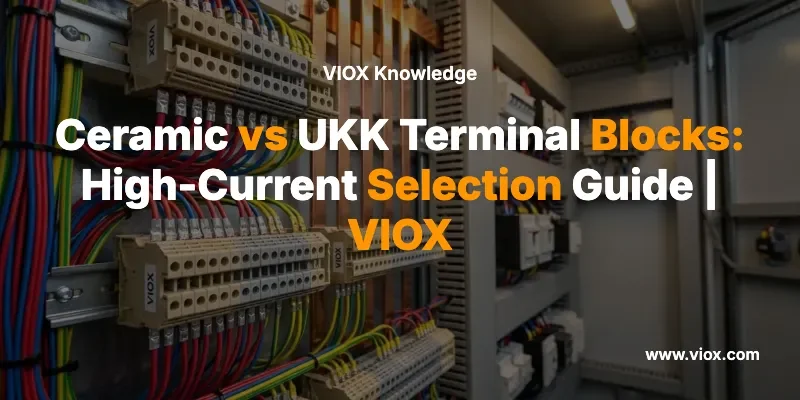세라믹 대 UKK 단자대: 고전류 선택 가이드 | VIOX
