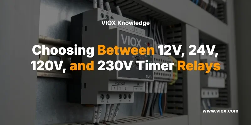 Choosing Between 12V, 24V, 120V, and 230V Timer Relays