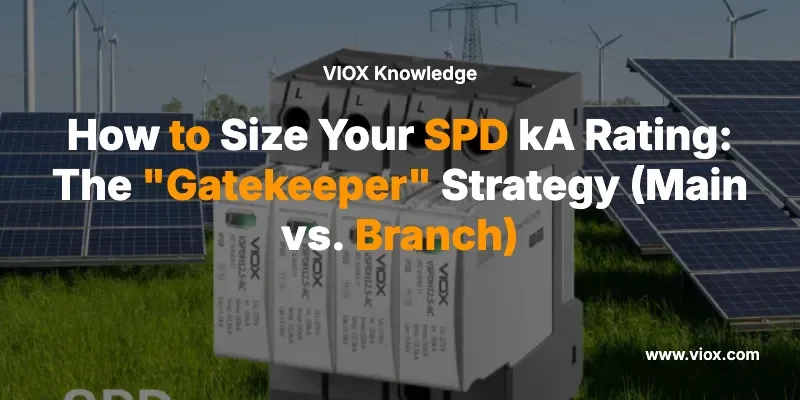 How to Size Your SPD kA Rating: The "Gatekeeper" Strategy (Main vs. Branch)