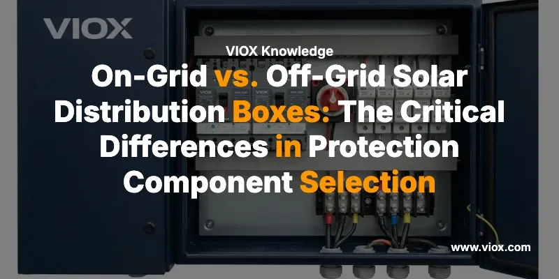 Perbedaan Kritis Kotak Distribusi Solar On-Grid vs. Off-Grid: Pemilihan Komponen Proteksi