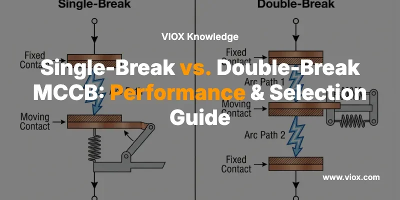 Single-Break vs. Double-Break MCCB: Performance & Selection Guide