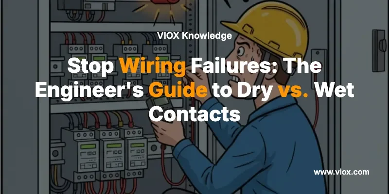 Stop Wiring Failures: The Engineer's Guide to Dry vs. Wet Contacts