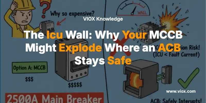 The Icu Wall: Why Your MCCB Might Explode Where an ACB Stays Safe