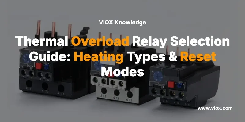 Thermal Overload Relay Selection Guide: Heating Types & Reset Modes