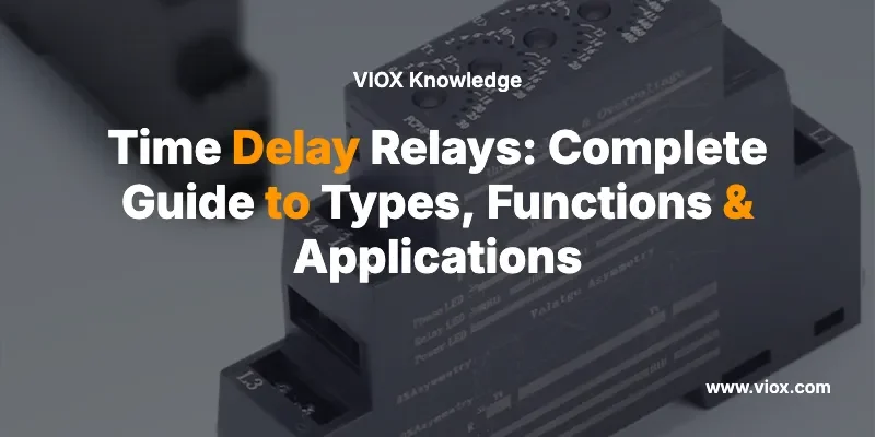 Time Delay Relays: Complete Guide to Types, Functions & Applications