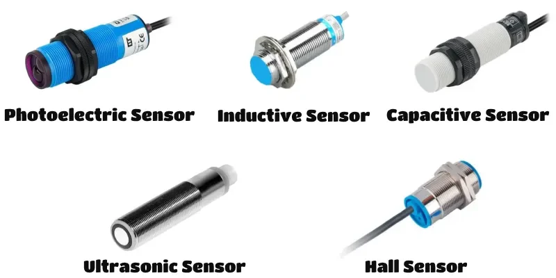 types of proximity sensors