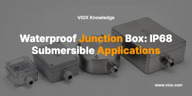 Waterproof Junction Box: IP68 Submersible Applications