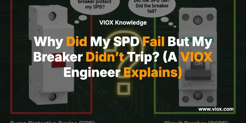 Why Did My SPD Fail But My Breaker Didn’t Trip? (A VIOX Engineer Explains)